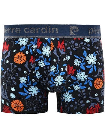 Lot de 3 boxers homme en coton imprimé flowers pierre cardin