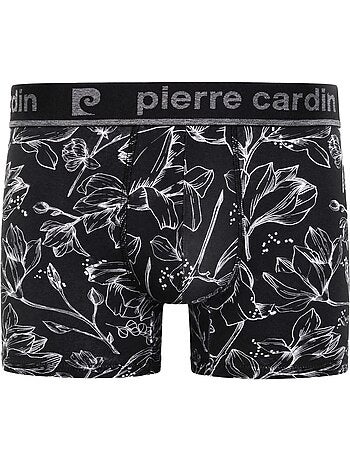 Lot de 3 boxers homme en coton imprimé flowers pierre cardin
