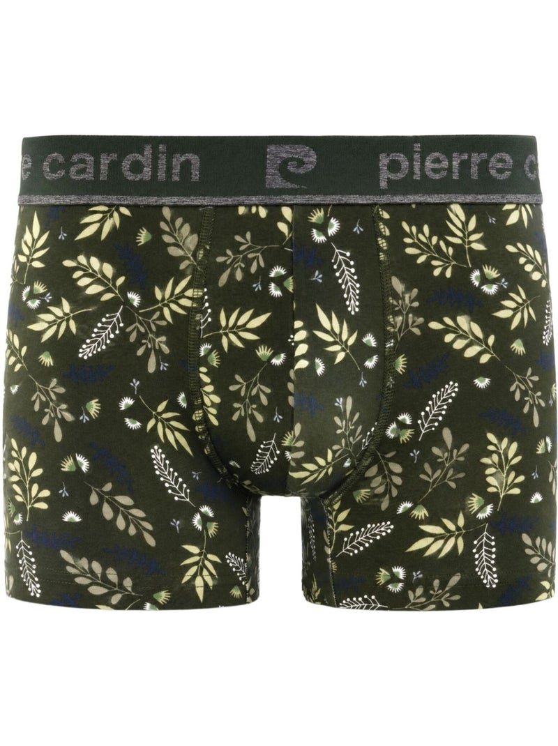 Lot de 3 boxers homme en coton imprimé flowers pierre cardin Noir - Kiabi