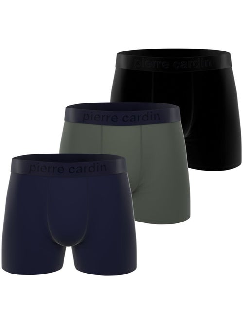 Lot de 3 boxers homme en coton Paolo Pierre Cardin - Kiabi