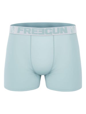 Boxer Homme En Coton Peigné - Lot De 3 - Coupe Confortable, Ceinture Douce, étiquette Imprimée - Taille élastique
