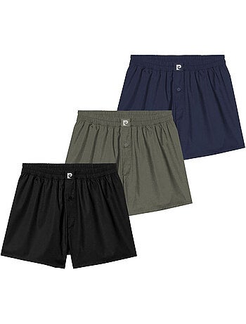 Lot de 3 boxers homme en coton Pierre Cardin