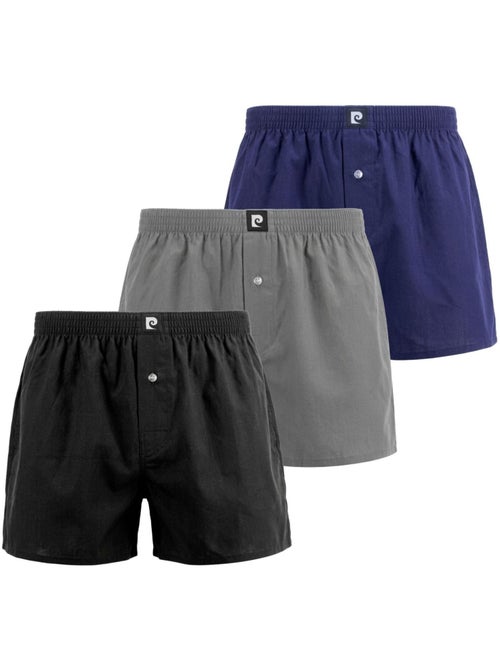 Lot de 3 boxers homme en coton Pierre Cardin - Kiabi Lot de 3 boxers homme en coton Pierre Cardin - Kiabi