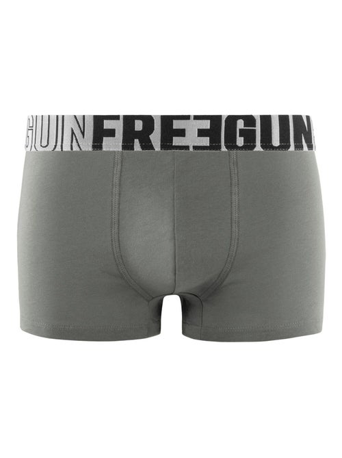 Lot de 3 boxers homme en coton Signature Andrew Freegun - Kiabi