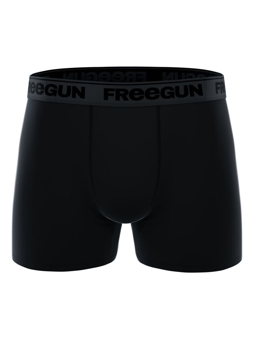 FREEGUN Street Art Boxershorts Für Herren – Aus Mikrofaser, Mit Witzigem Graffiti-Print