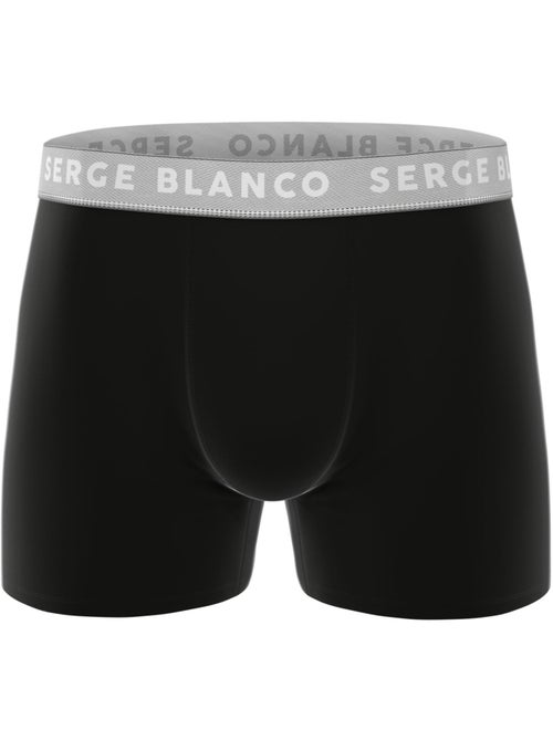 Lot de 3 boxers homme en coton uni premium serge blanco - Kiabi Lot de 3 boxers homme en coton uni premium serge blanco - Kiabi