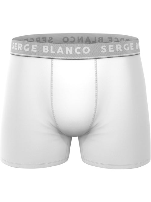 Lot de 3 boxers homme en coton uni premium serge blanco - Kiabi Lot de 3 boxers homme en coton uni premium serge blanco - Kiabi