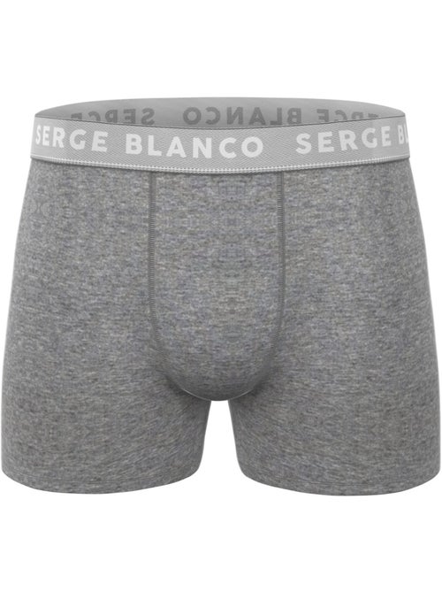 Lot de 3 boxers homme en coton uni premium serge blanco - Kiabi Lot de 3 boxers homme en coton uni premium serge blanco - Kiabi