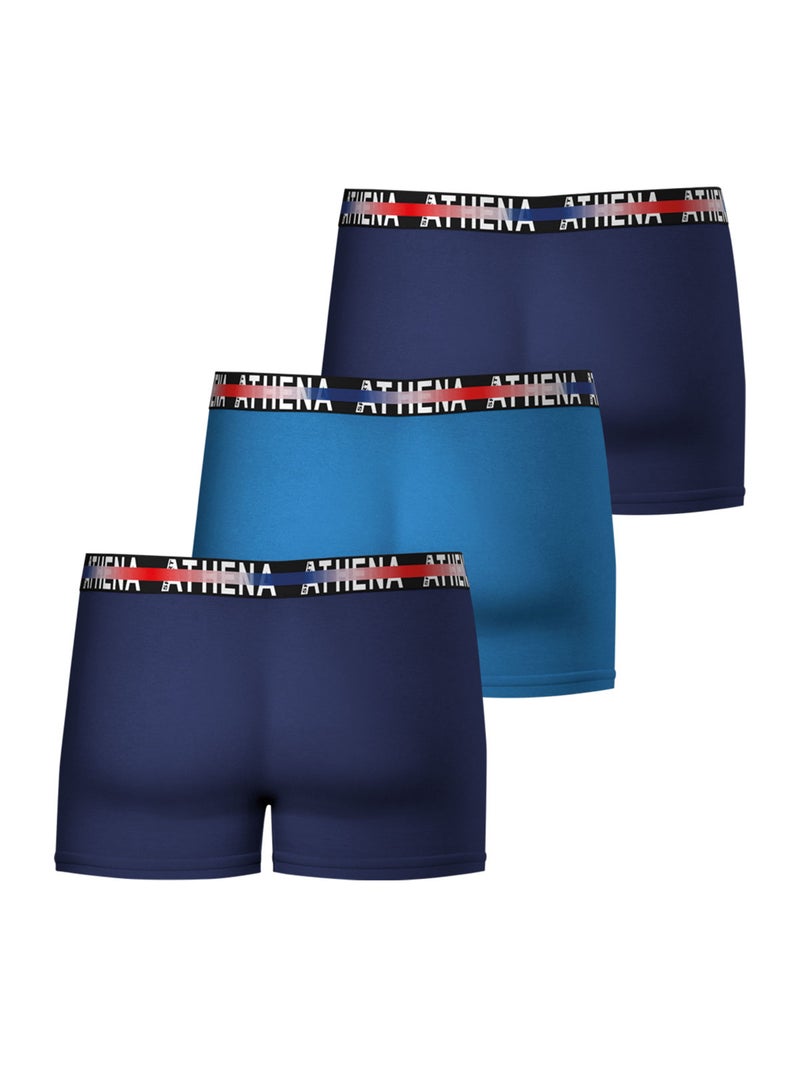 Lot de 3 boxers homme Endurance 24h Athena Bleu - Kiabi