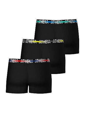 Lot de 3 boxers homme endurance 24h athena
