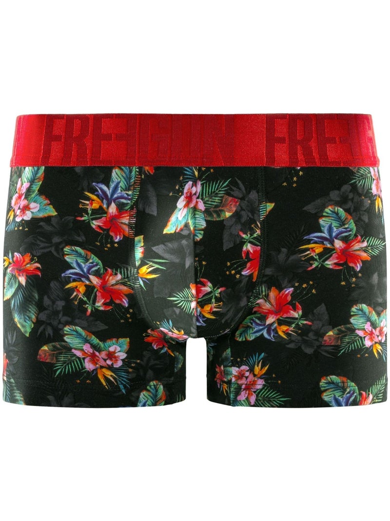 Lot de 3 boxers homme Flowers  Freegun Vert - Kiabi