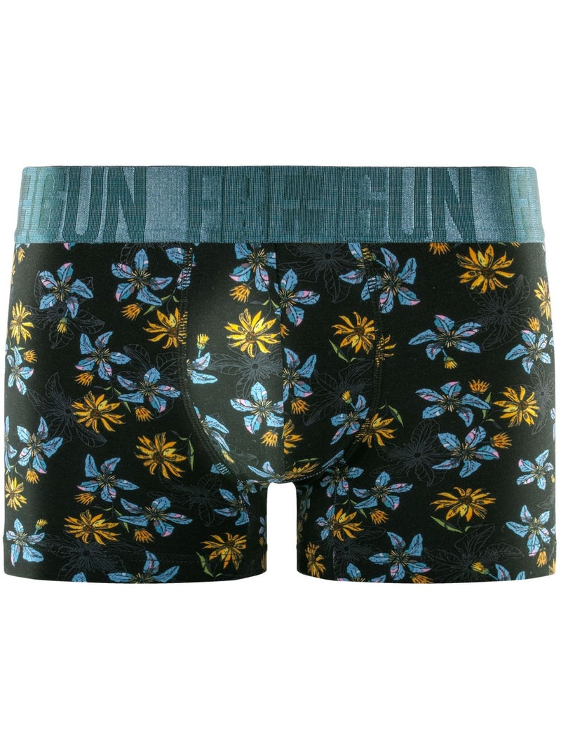 Lot de 3 boxers homme Flowers  Freegun Vert - Kiabi