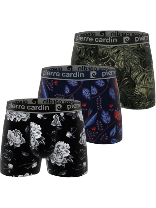 Lot de 3 boxers homme Flowers Pierre Cardin - Kiabi