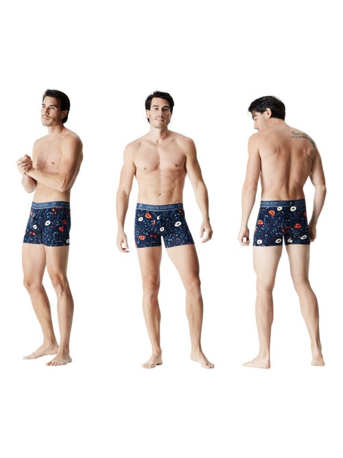 Lot de 3 boxers homme Flowers Pierre Cardin - Kiabi