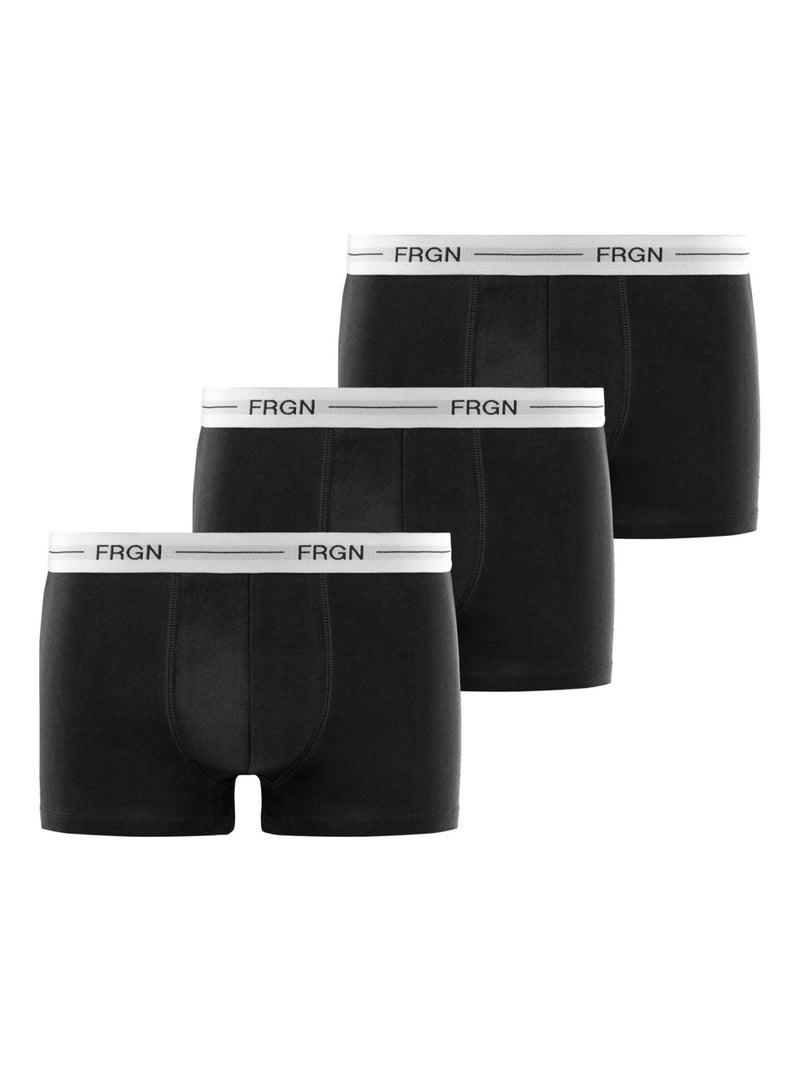 Lot de 3 boxers homme Freegun Freegun Noir Blanc - Kiabi