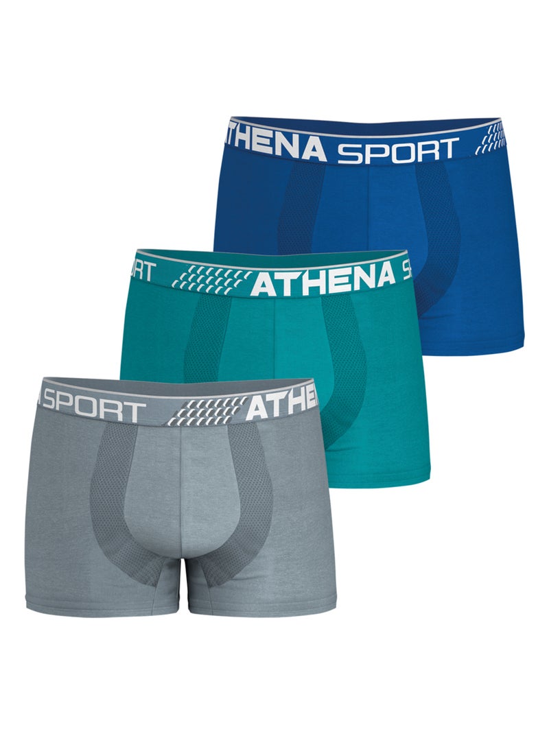 Lot de 3 boxers homme Fresh Athena Multicolore - Kiabi