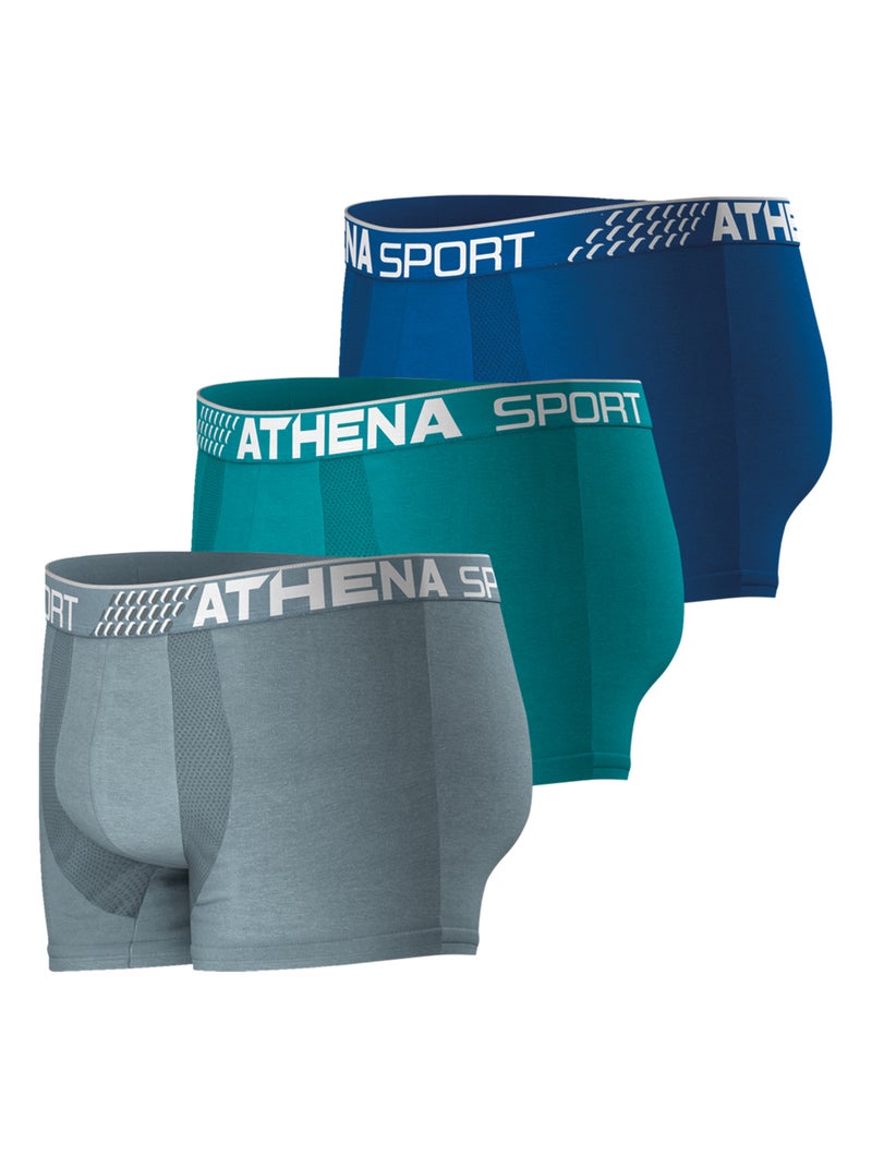Lot de 3 boxers homme Fresh Athena Multicolore - Kiabi
