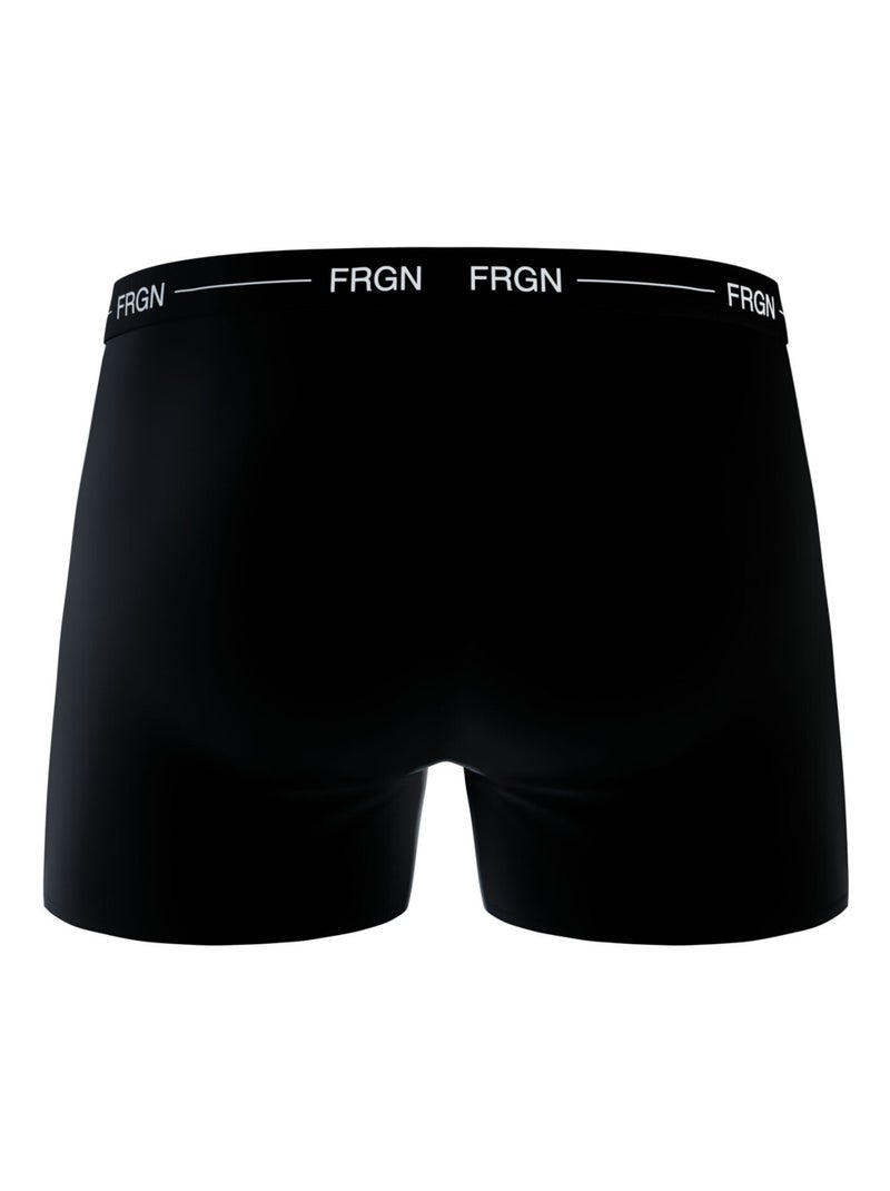 Lot de 3 boxers homme Frgn Freegun Noir Blanc - Kiabi