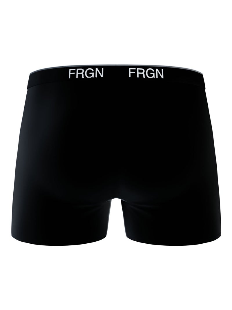 Lot de 3 boxers homme Frgn Freegun Noir Blanc - Kiabi
