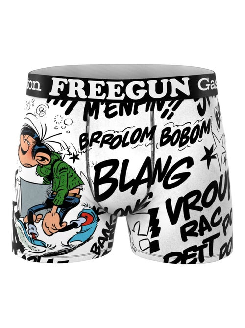 Lot de 3 boxers homme Gaston Lagaffe Freegun - Kiabi
