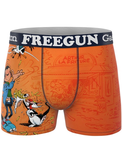 Lot de 3 boxers homme Gaston Lagaffe Freegun - Kiabi