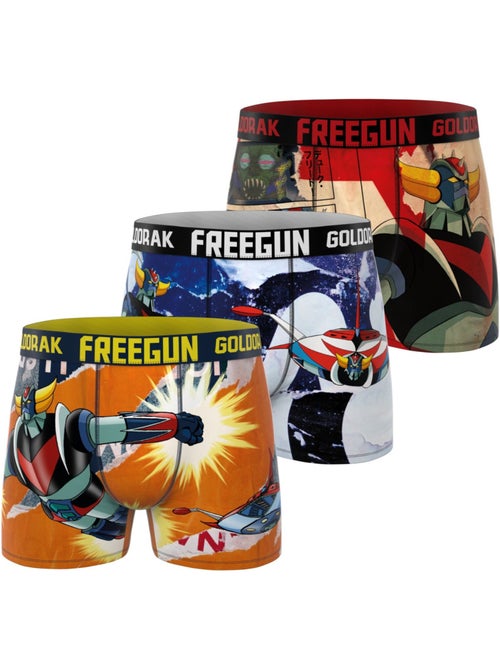 Lot de 3 boxers homme goldorak freegun - Kiabi