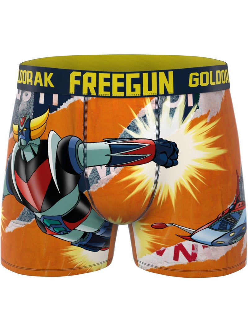 Lot de 3 boxers homme goldorak freegun Orange - Kiabi