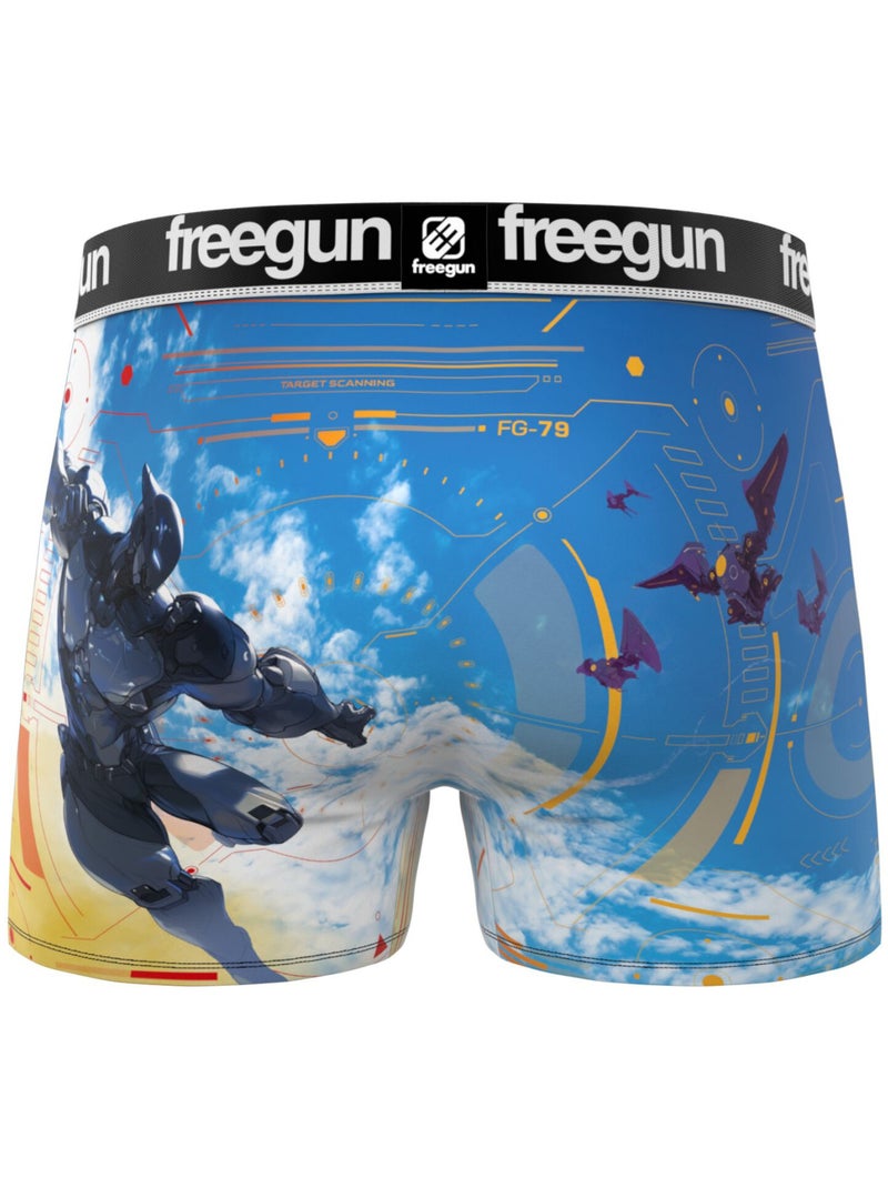 Lot de 3 boxers homme Heroes Freegun Bleu - Kiabi