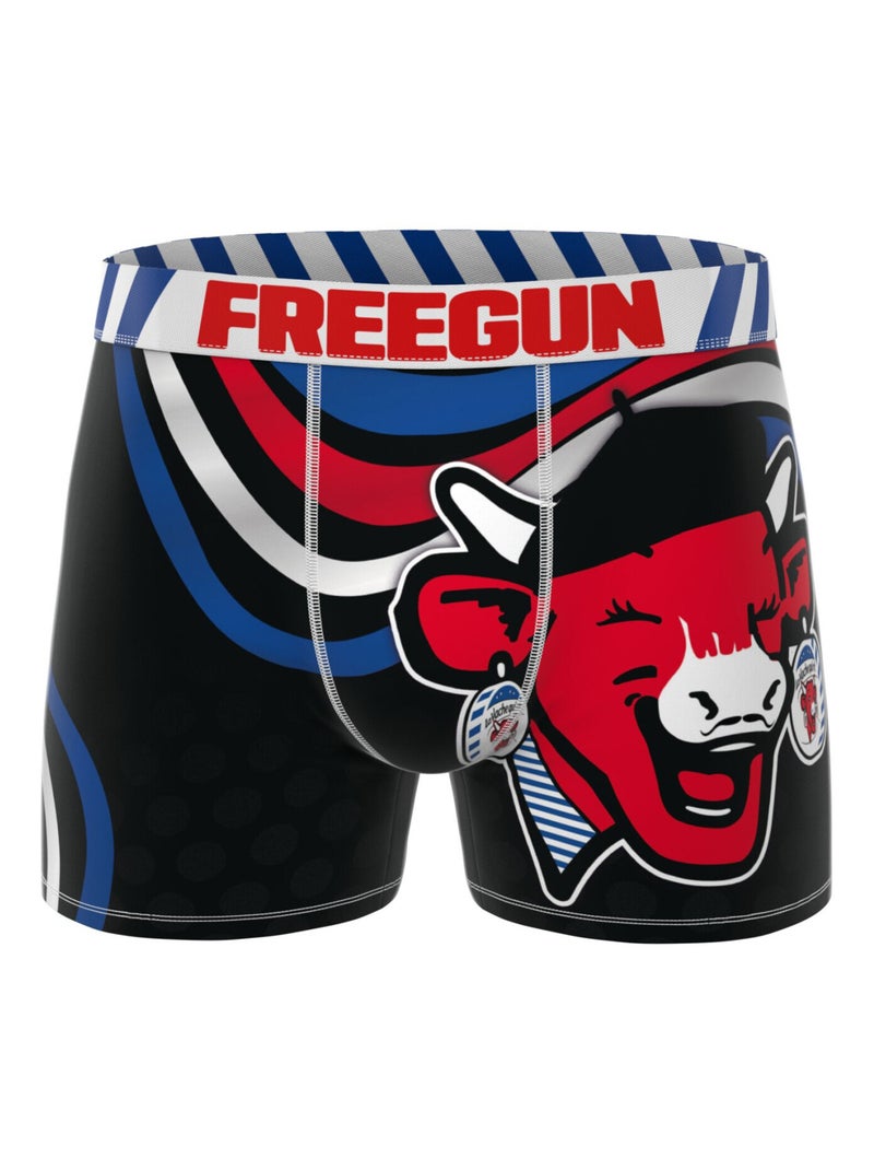 Lot de 3 boxers homme la Vache qui Rit Freegun Bleu Rouge - Kiabi