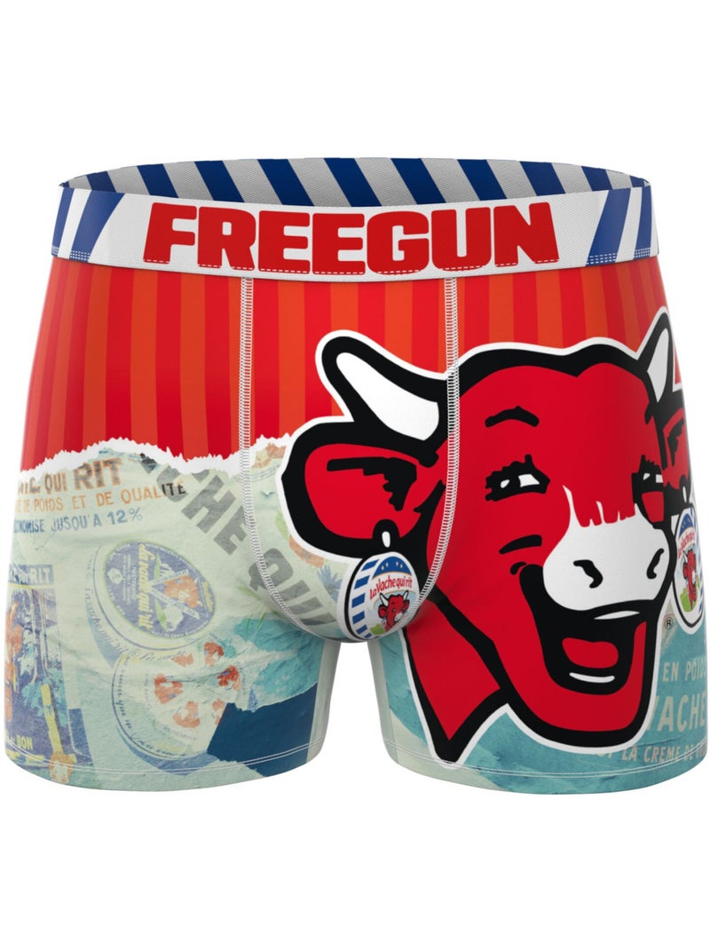 Lot de 3 boxers homme la vache qui rit freegun Rouge - Kiabi