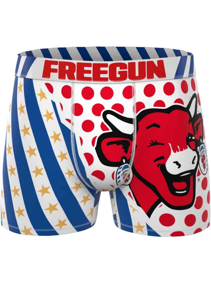 Lot de 3 boxers homme la vache qui rit freegun Rouge - Kiabi