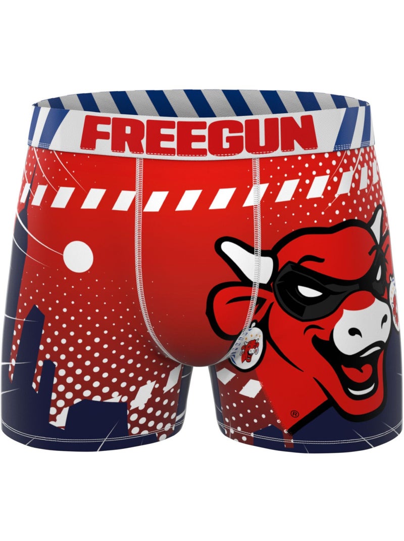 Lot de 3 boxers homme La vache qui rit Freegun Rouge - Kiabi