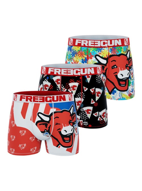 Lot de 3 boxers homme La Vache Qui Rit Freegun - Kiabi