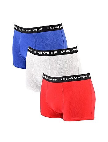 Lot de 3 Boxers Bordeaux Homme Le Coq Sportif Boxer