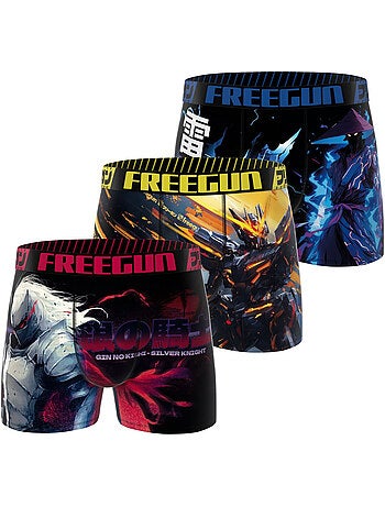 Lot de 3 boxers homme Manga Gamer Freegun