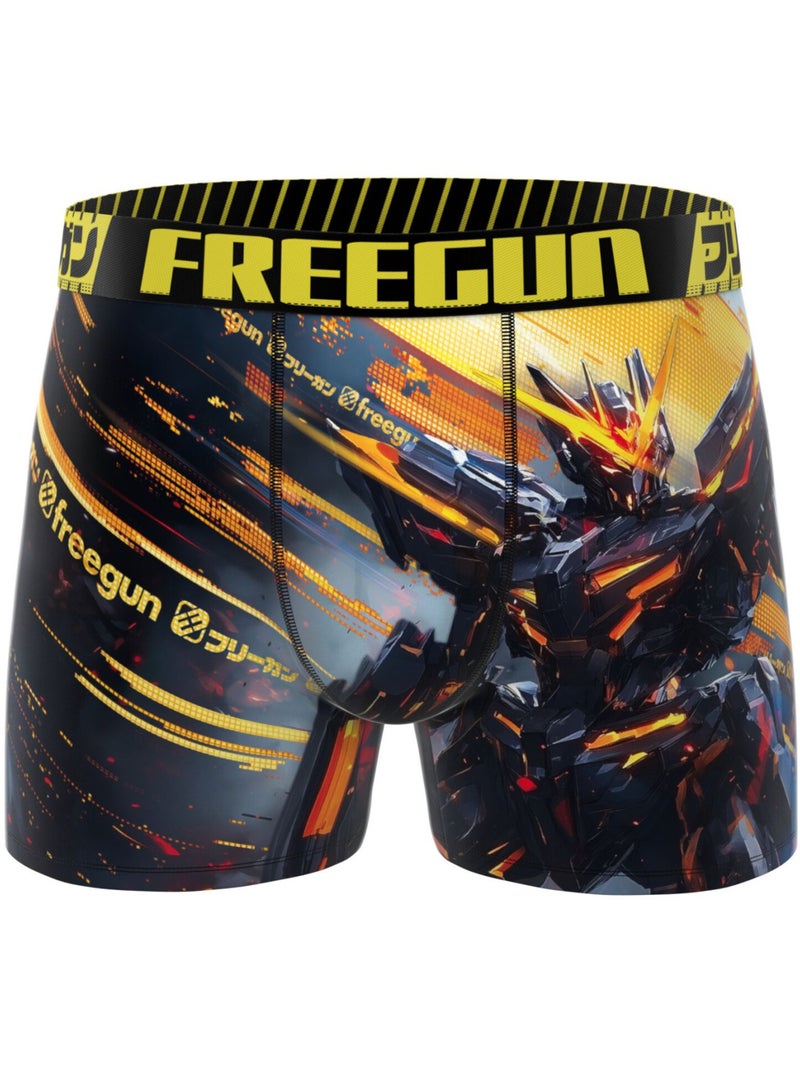 Lot de 3 boxers homme Manga Gamer Freegun Rouge - Kiabi