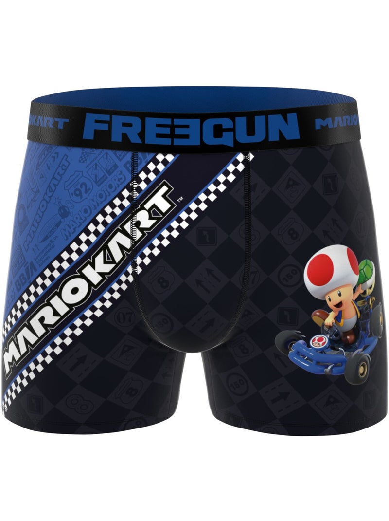 Lot de 3 boxers homme Mario Kart Freegun Noir - Kiabi