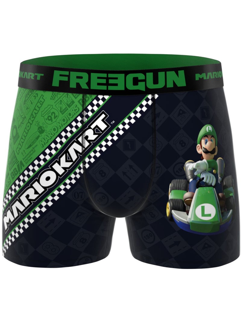 Lot de 3 boxers homme Mario Kart Freegun Noir - Kiabi