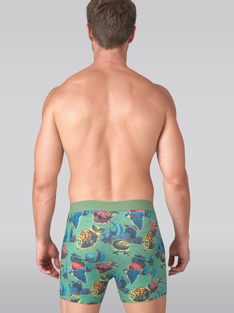 Lot de 3 boxers homme Muchachomalo Bleu Noir Bleu - Kiabi