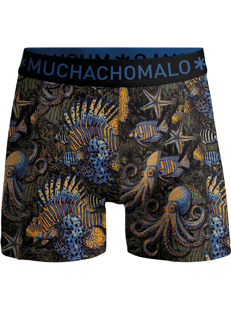 Lot de 3 boxers homme Muchachomalo Bleu Rouge - Kiabi
