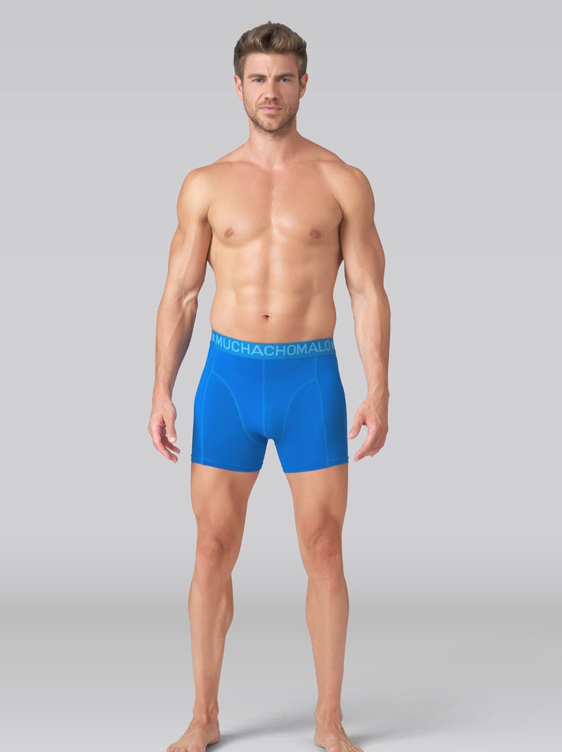 Lot de 3 boxers homme Muchachomalo Bleu Vert - Kiabi