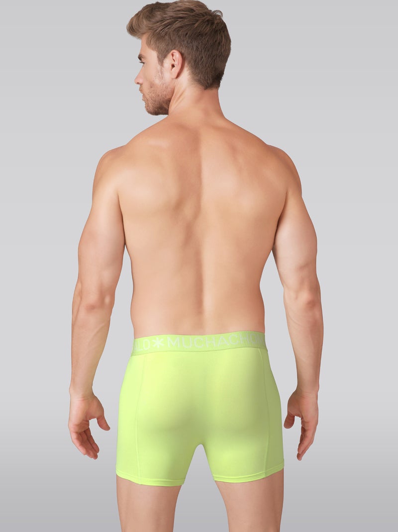 Lot de 3 boxers homme Muchachomalo Bleu Vert - Kiabi