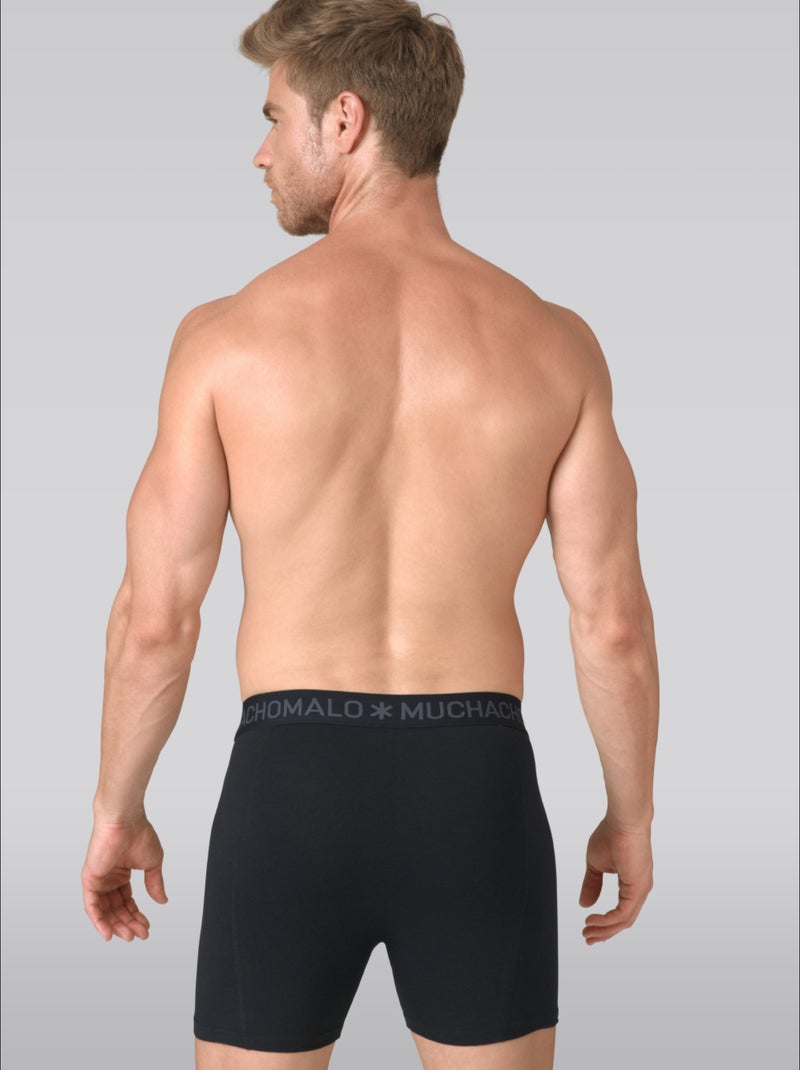Lot de 3 boxers homme Muchachomalo Noir Bleu - Kiabi