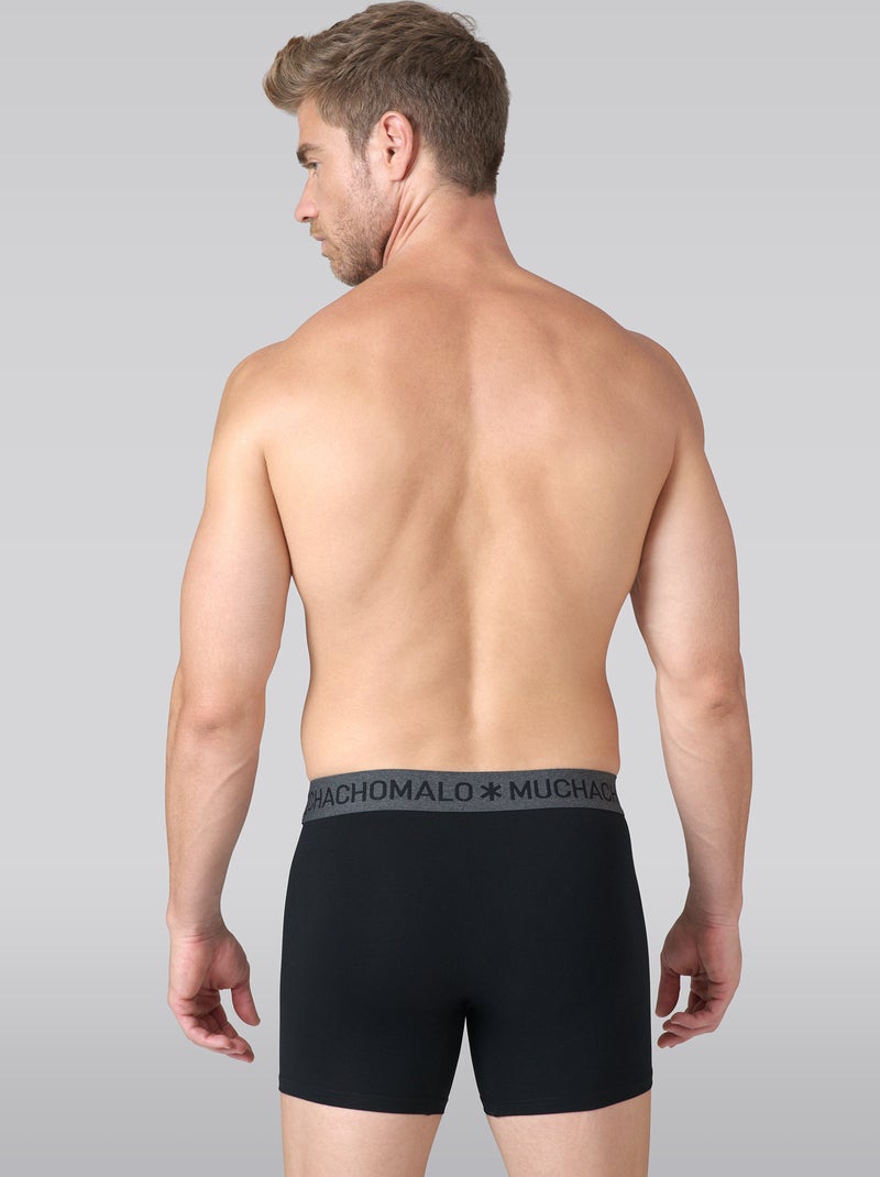 Lot de 3 boxers homme Muchachomalo Noir Gris - Kiabi