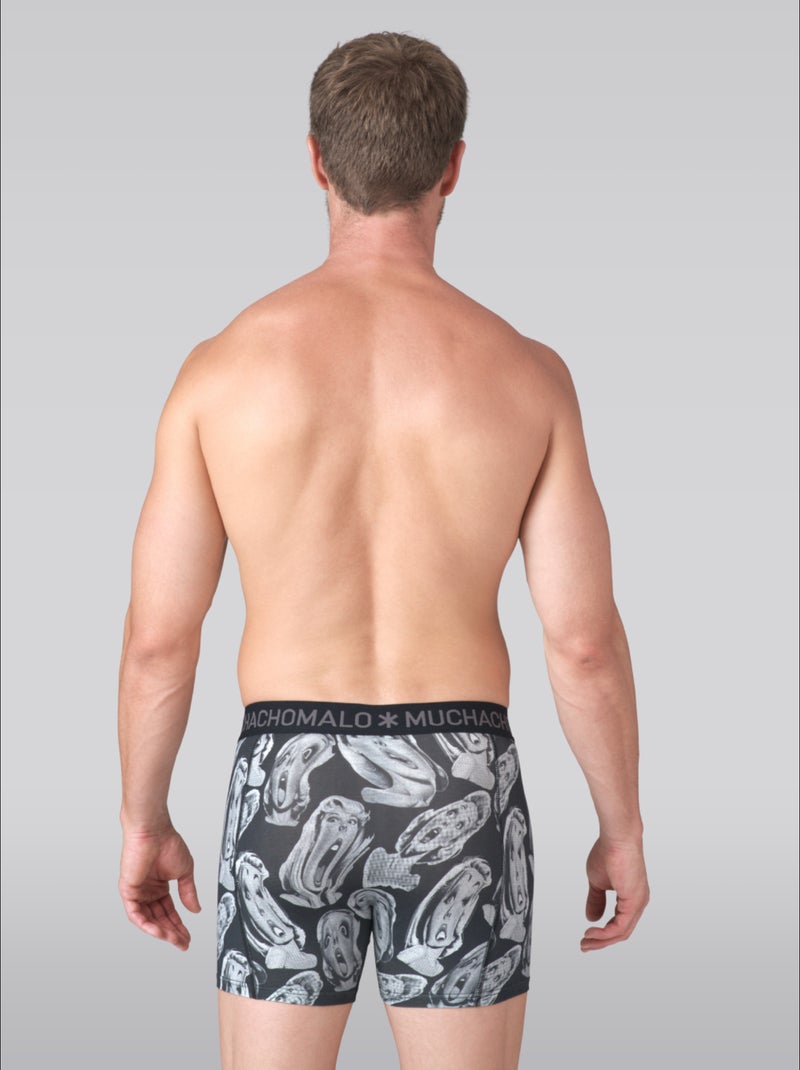 Lot de 3 boxers homme Muchachomalo Noir Noir - Kiabi