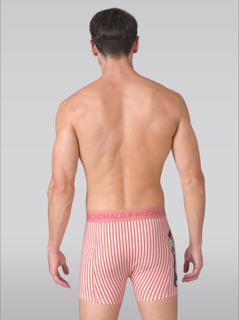 Lot de 3 boxers homme Muchachomalo Noir Vert Noir - Kiabi