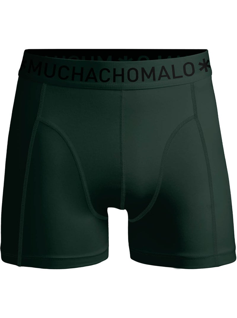 Lot de 3 boxers homme Muchachomalo Noir Vert Noir - Kiabi