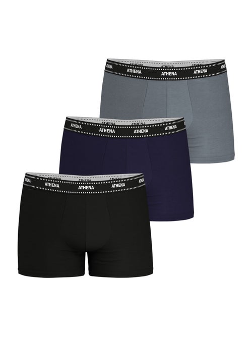 Lot de 3 boxers homme My Petit Prix Athena - Kiabi