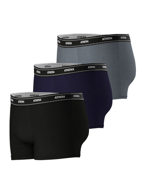 Lot de 3 boxers homme My Petit Prix Athena - Kiabi