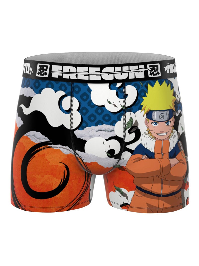 Lot de 3 boxers homme Naruto Classic Freegun Bleu Orange clair - Kiabi